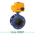 DN80 Flange soft sealing Electrical butterfly valve